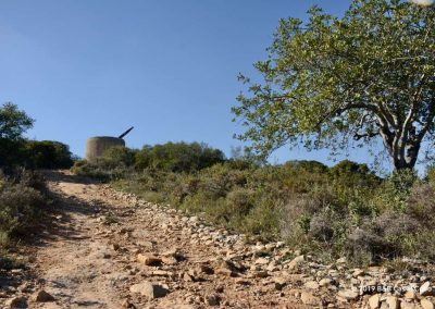 Ruin of a mill on Cerro da Goldra walk