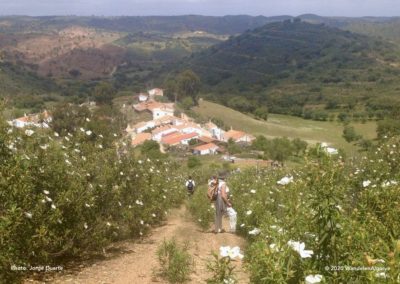 Gehuchten, diep in de heuvels van de Algarve op wandelroute LLE PR21